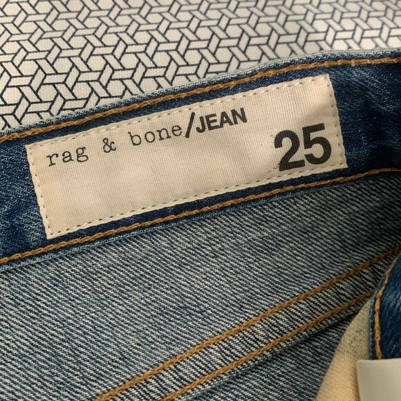 Rag & Bone Women’s Marilyn Shorts Button Fly Distressed in Ombré Size 25 - Picture 5 of 9